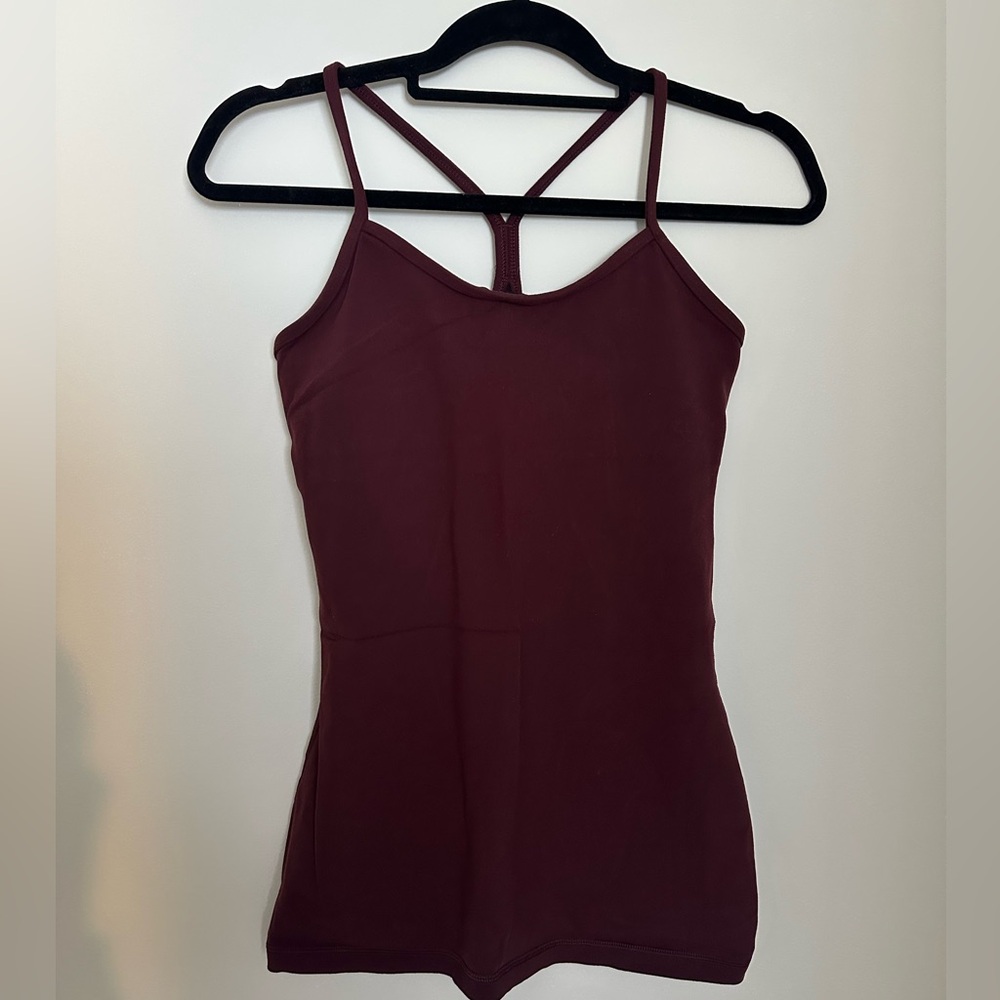 Lululemon tank top with built in bra